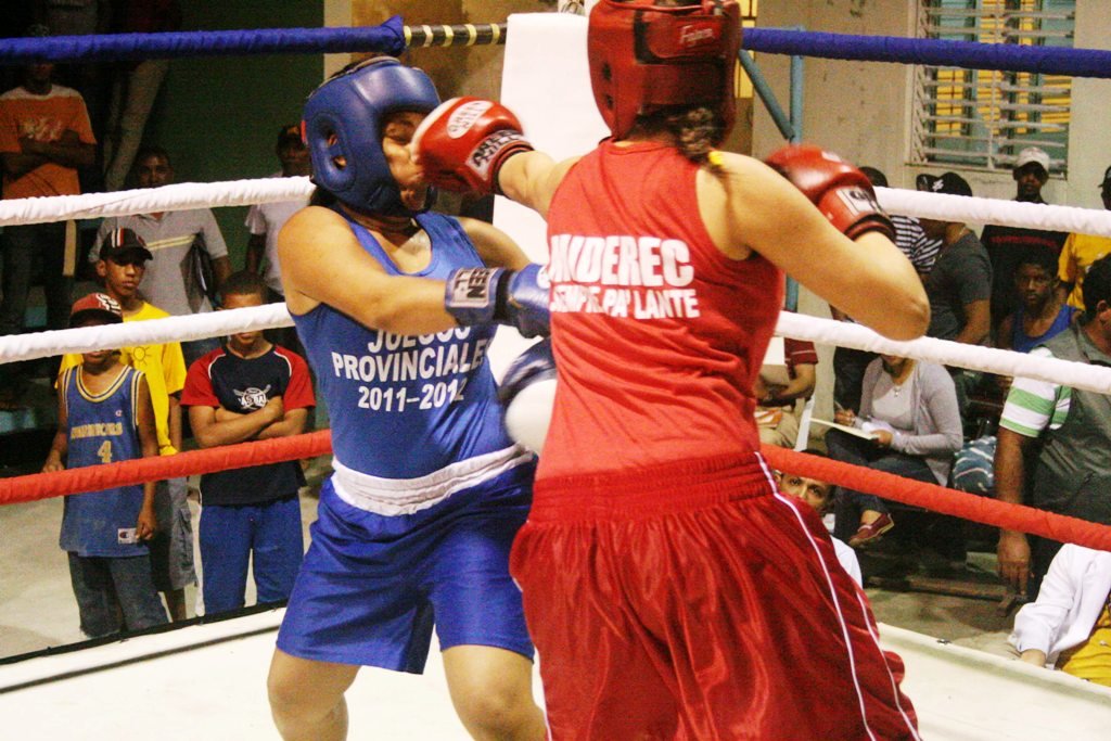 Acción de Boxeo Femenino